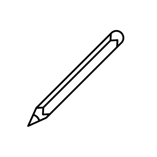 arbeidssymbol, utstyr, blyant